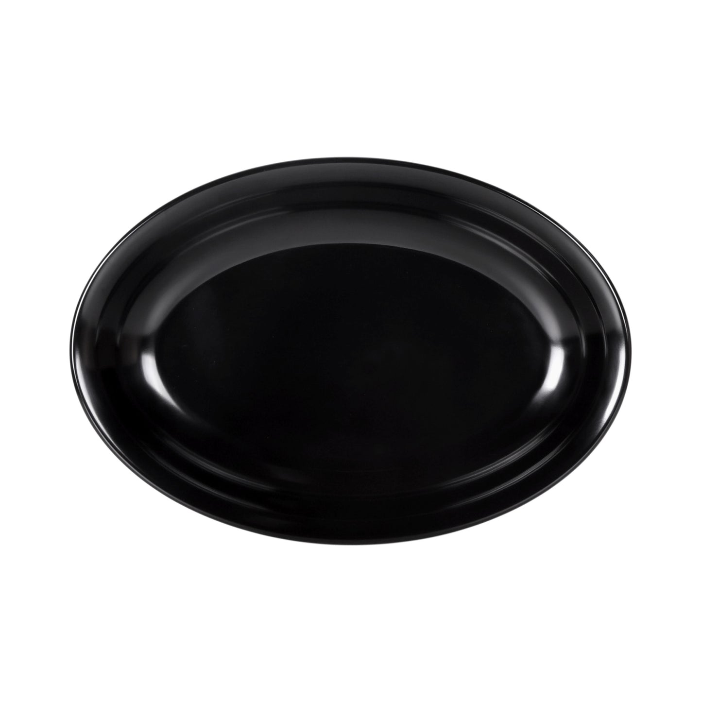 Melamine Oval Platter - Black