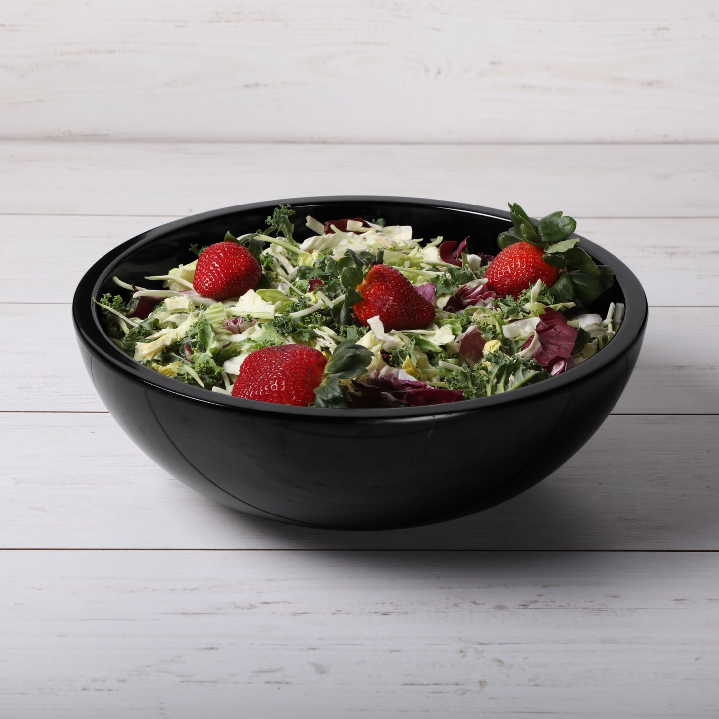 Melamine Round Bowl - Black