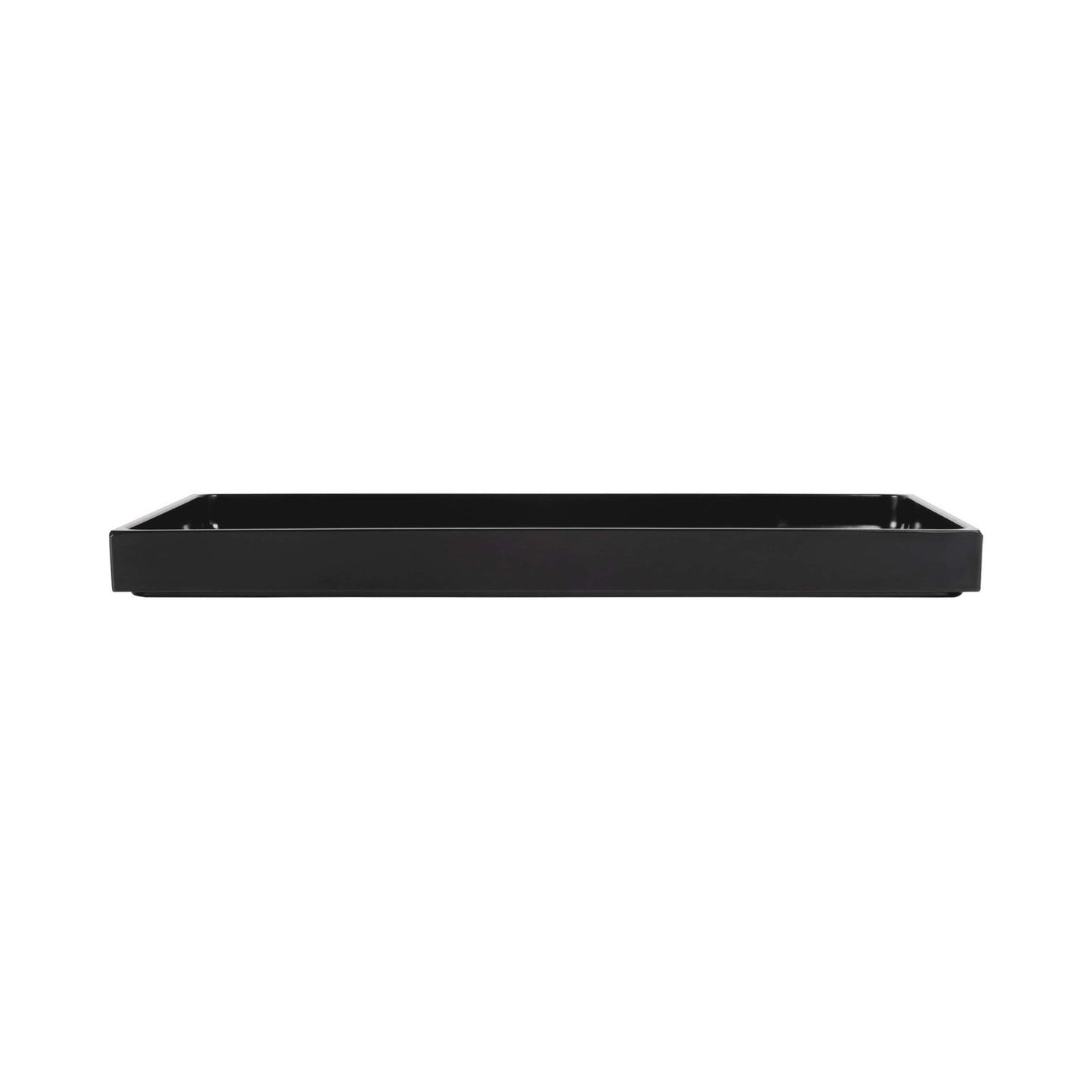 Melamine Rectangular Bin - Black