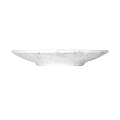 Melamine Round Plate - Gray Marble