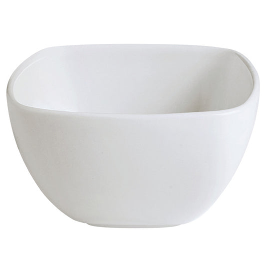 9 oz. Bright White Porcelain Bowl, 4 1/2" x 4 1/2", Corona Asia (Stocked) (12 Pack)