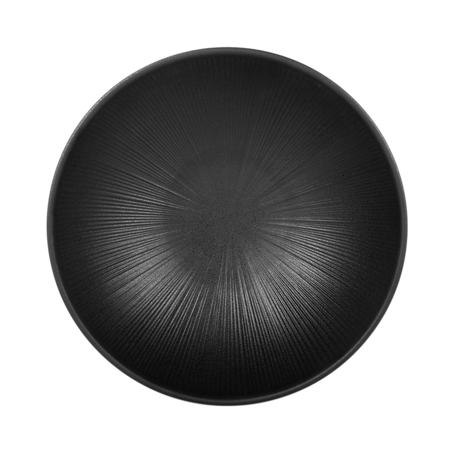 Melamine Round Bowl - Black