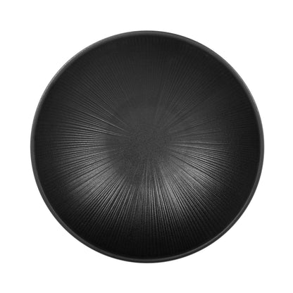 Melamine Round Bowl - Black