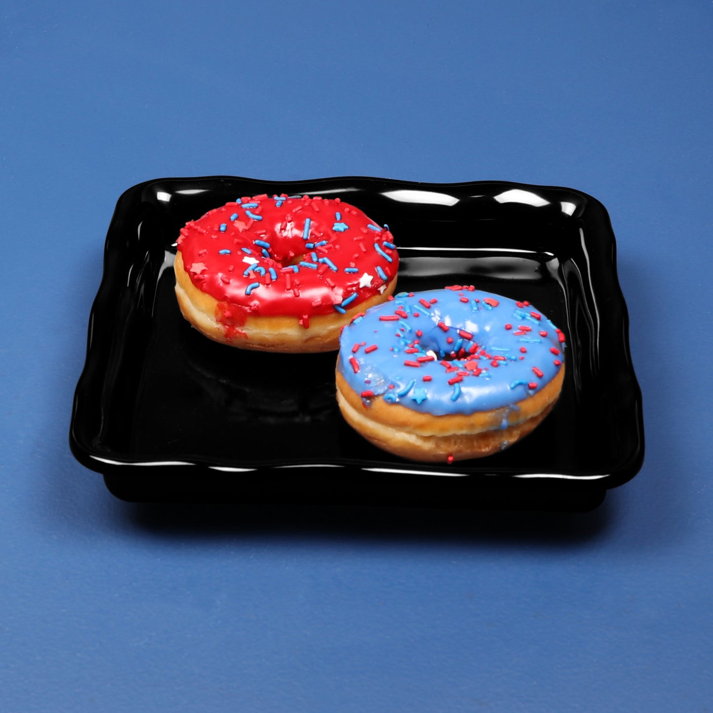 Melamine Square Organic Tray - Black