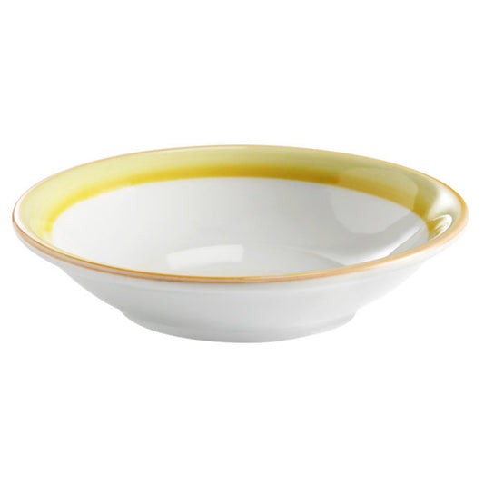 10 oz. Yellow Porcelain Grapefruit Bowl, 6 1/2" Dia., Corona Calypso (Stocked) (12 Pack)