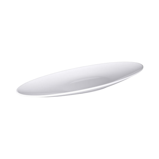 Melamine Oblong Salmon Platter - White