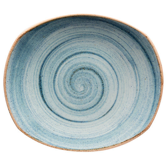10" Blue Porcelain Plate, Corona Artisan Blue (Stocked) (12 Pack)
