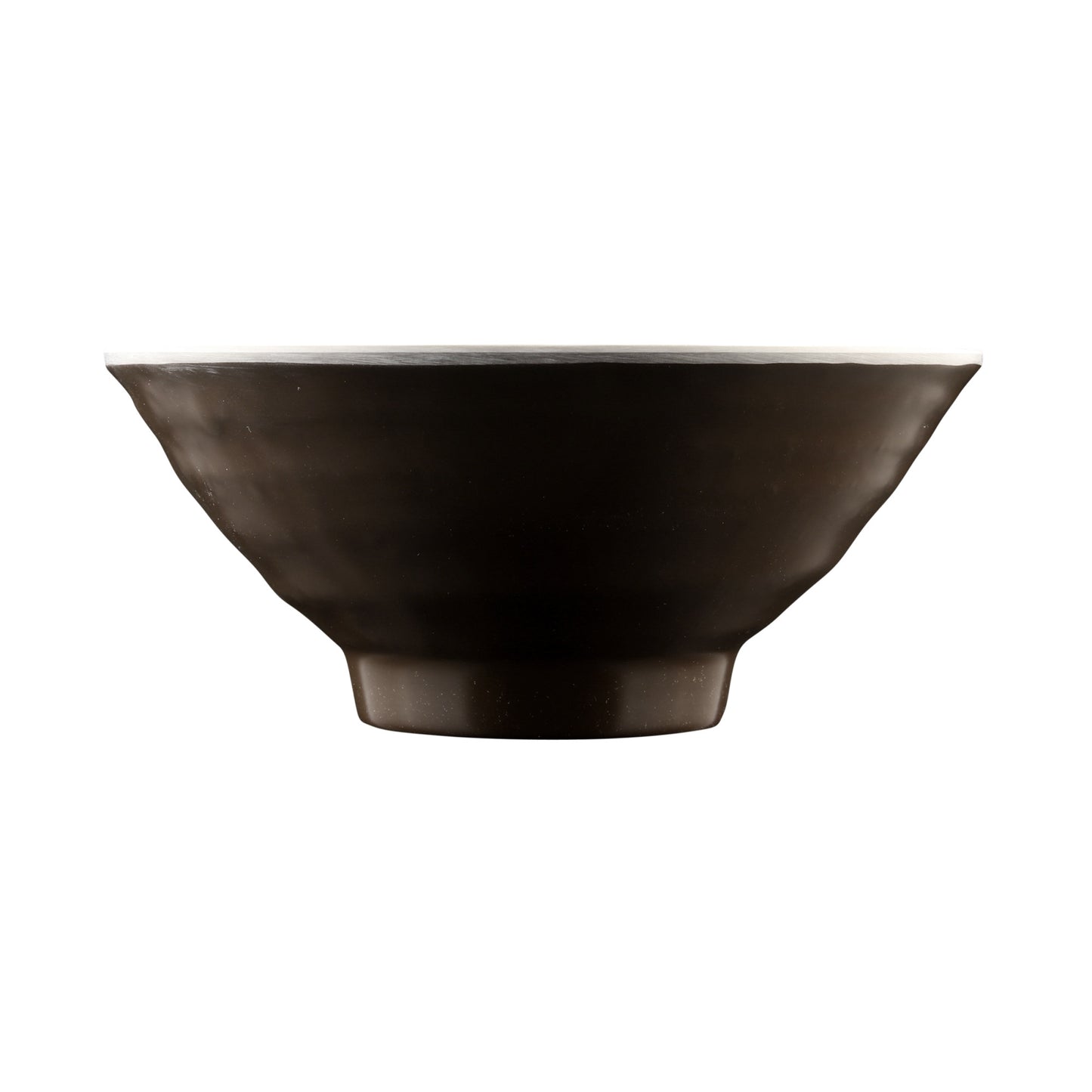 Melamine Bowl - Aubergine Matte Finish Outside/Mushroom Gloss Finish Inside