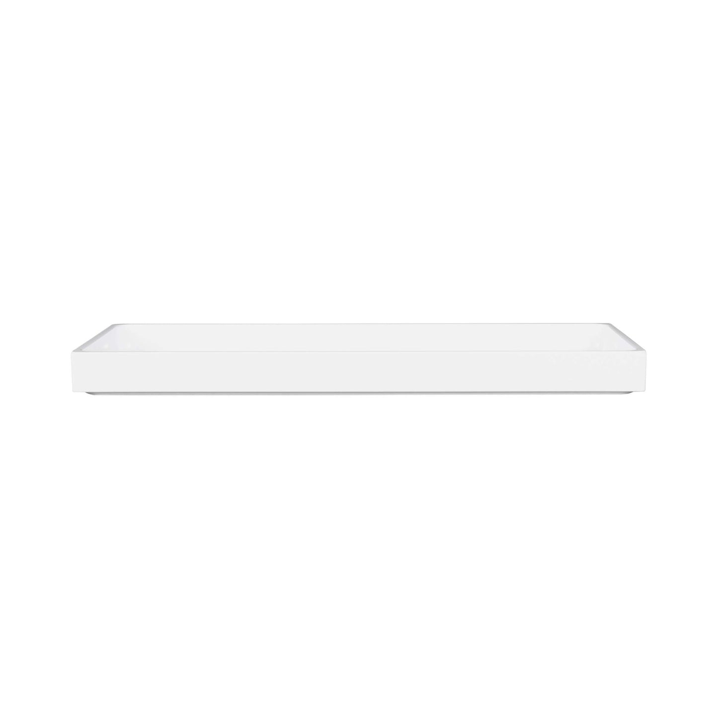 Melamine Rectangular Bin - White