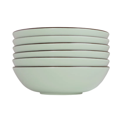 Melamine Round Crackle Bowl - Hemlock
