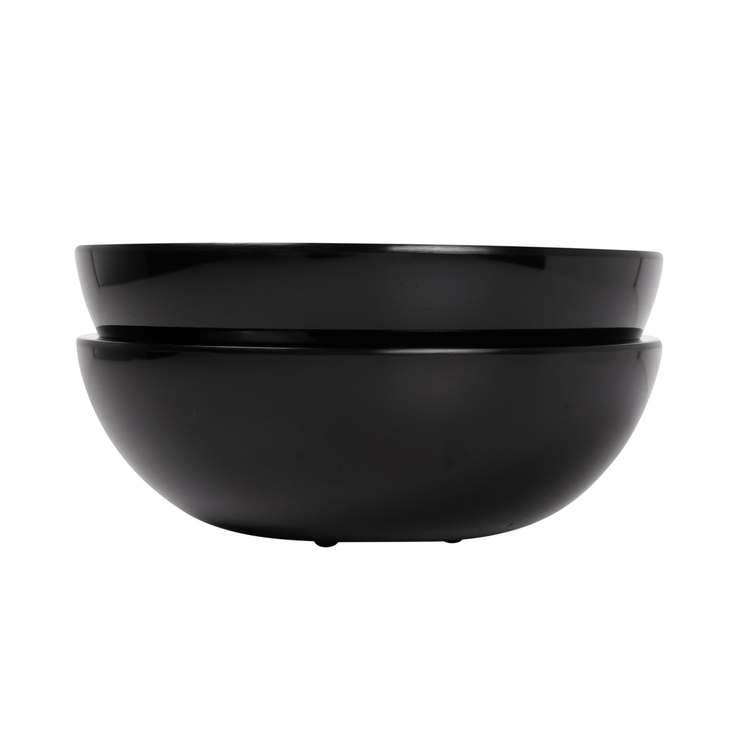 Melamine Round Bowl - Black