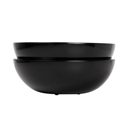 Melamine Round Bowl - Black