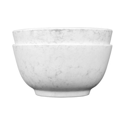 Melamine Round Bowl - Gray Marble