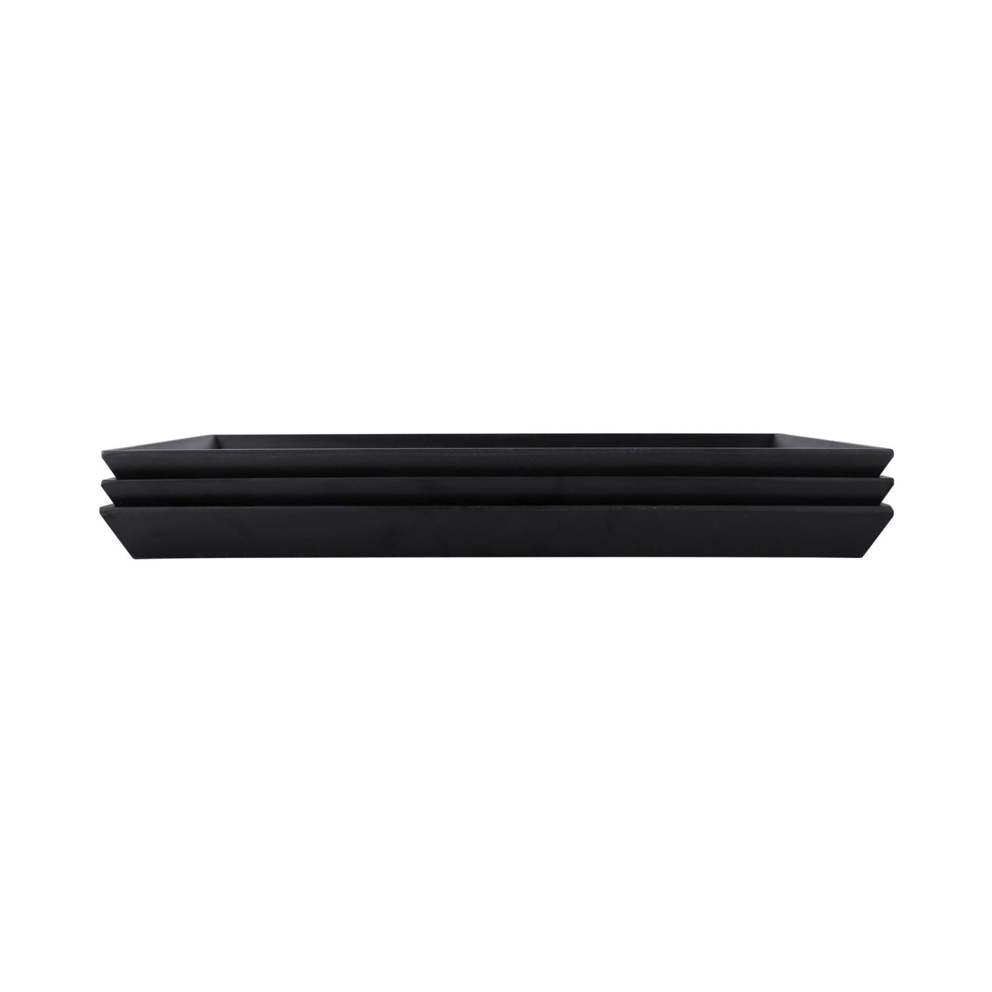 Melamine Rectangular Tray - Black