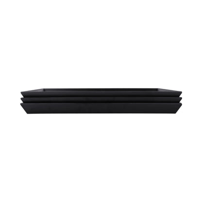 Melamine Rectangular Tray - Black