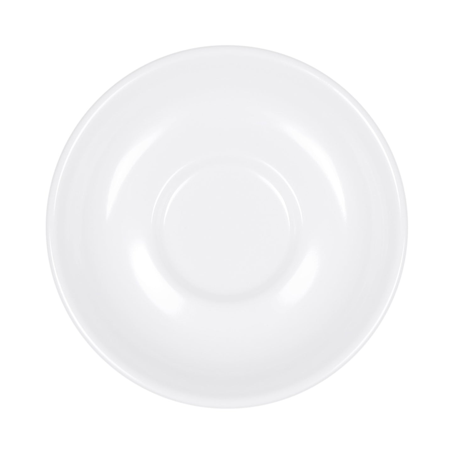 Melamine Coffee Saucer - White