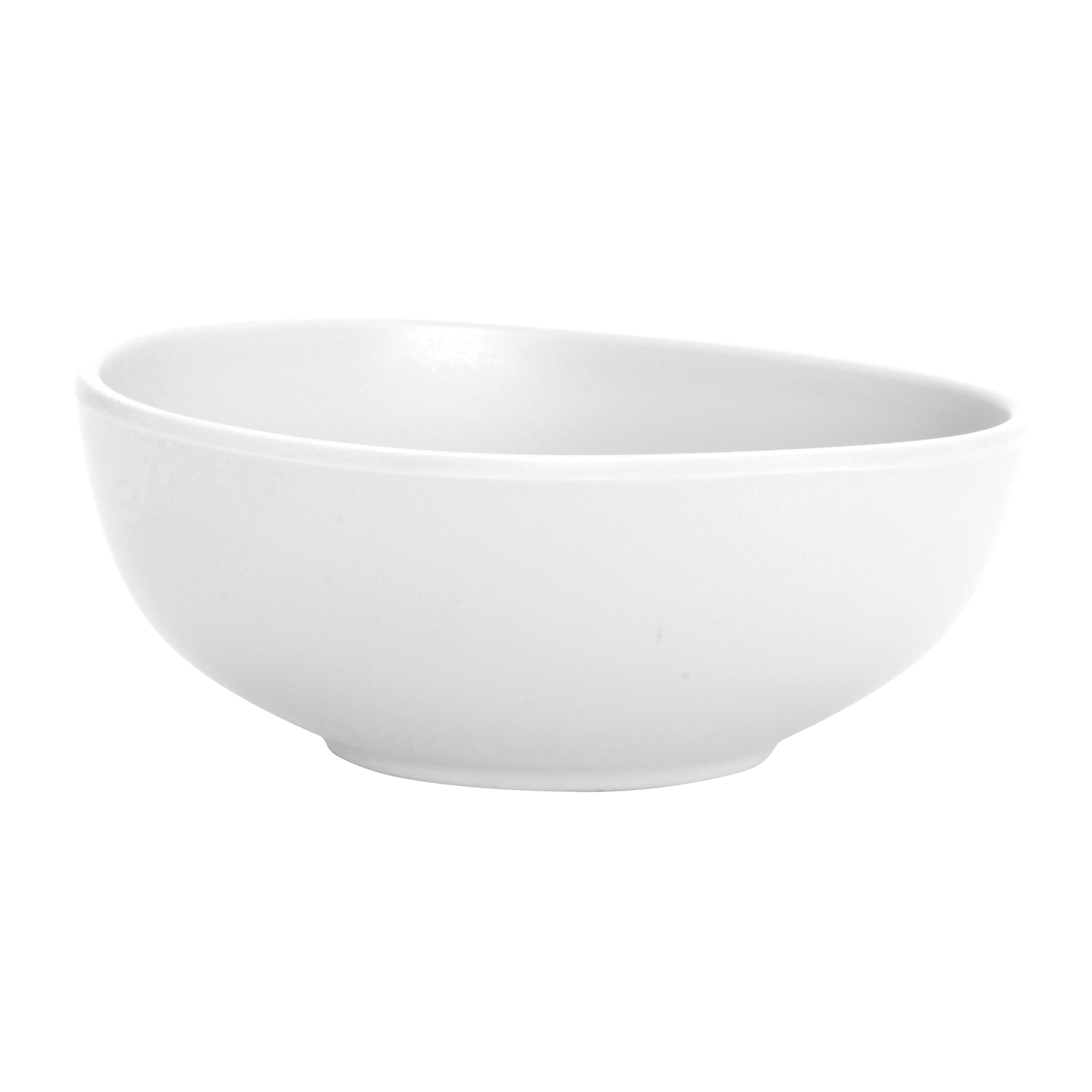 3 oz. White, Melamine, Small Side Dish Bowl, (4.5 oz. rim-full), 1.4" H, (1.6" Max H), 3.9" L x 3.4" W, G.E.T. Riverstone (12 Pack)
