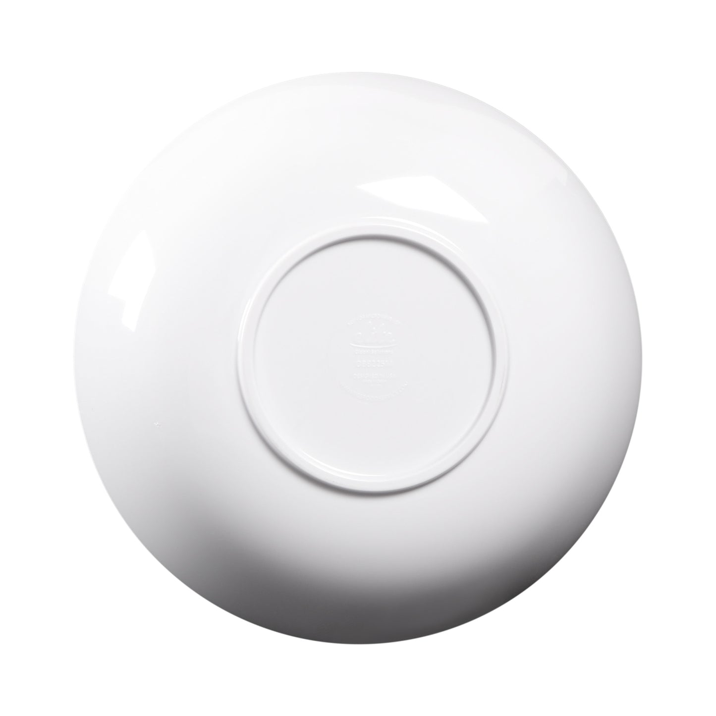 Melamine Round Crackle Bowl - White