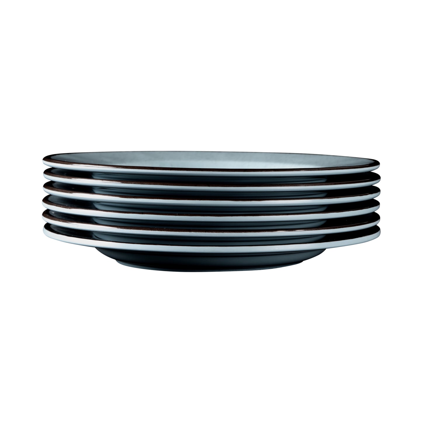 Melamine Round Crackle Plate - Cameo Blue