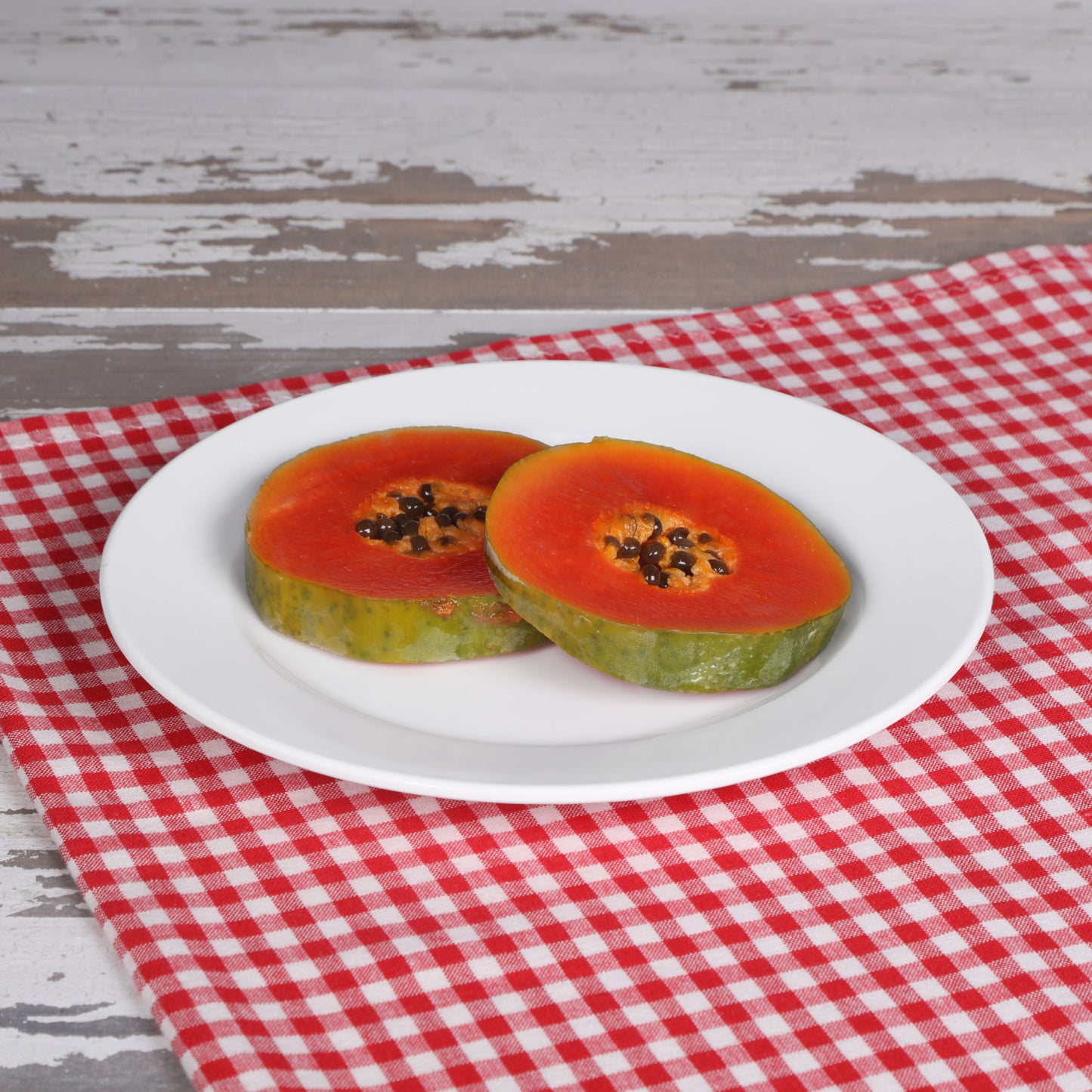 Melamine Round Plate - White