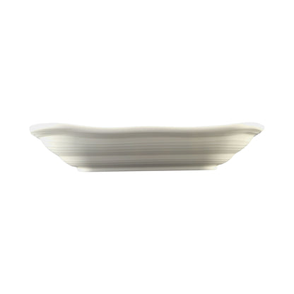Melamine Irregular Square Bowl - Off White Design
