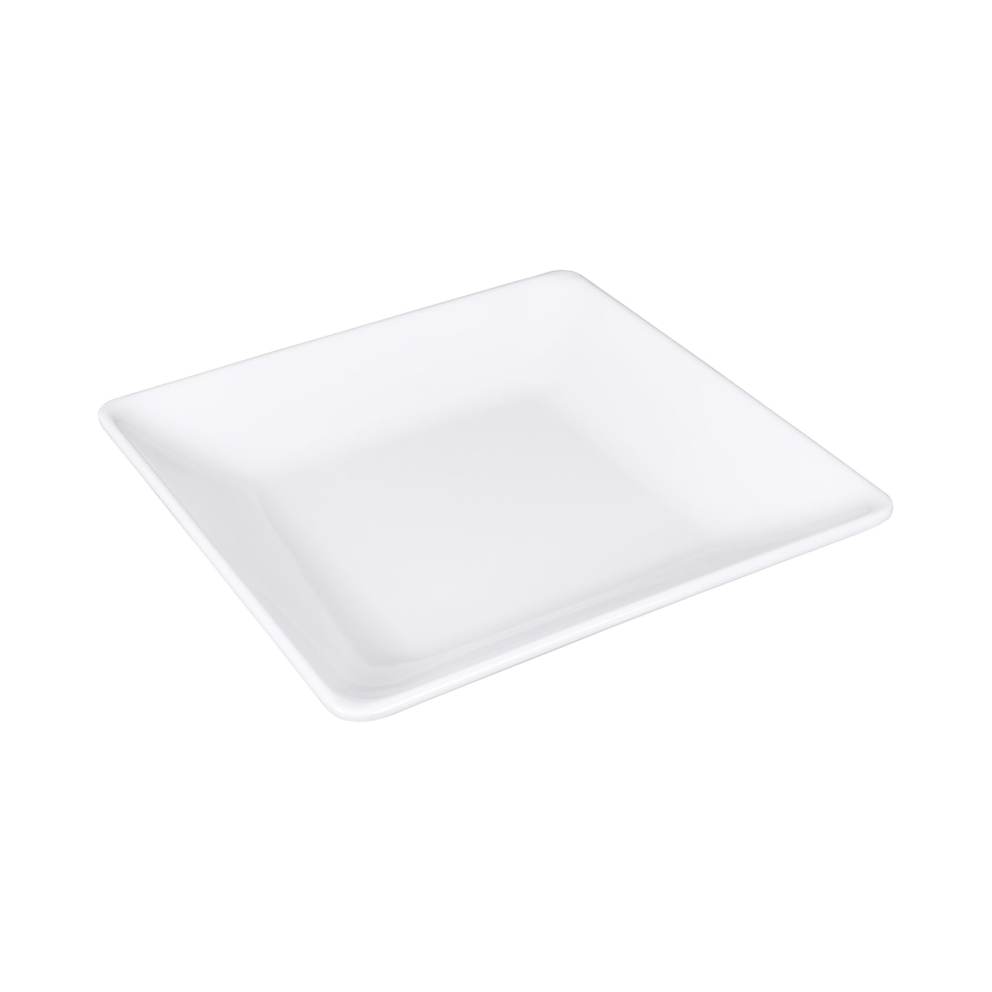 Melamine Square Plate - White