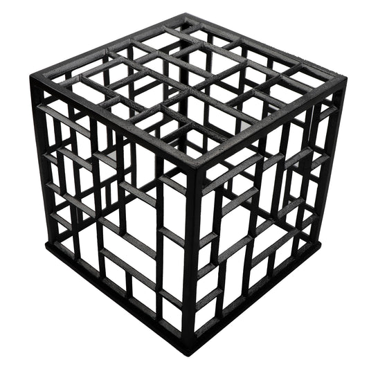 11" L x 10.75" H Black, Powder-Coated Aluminum, Mondrian Riser, Bugambilia, Mondrian Risers