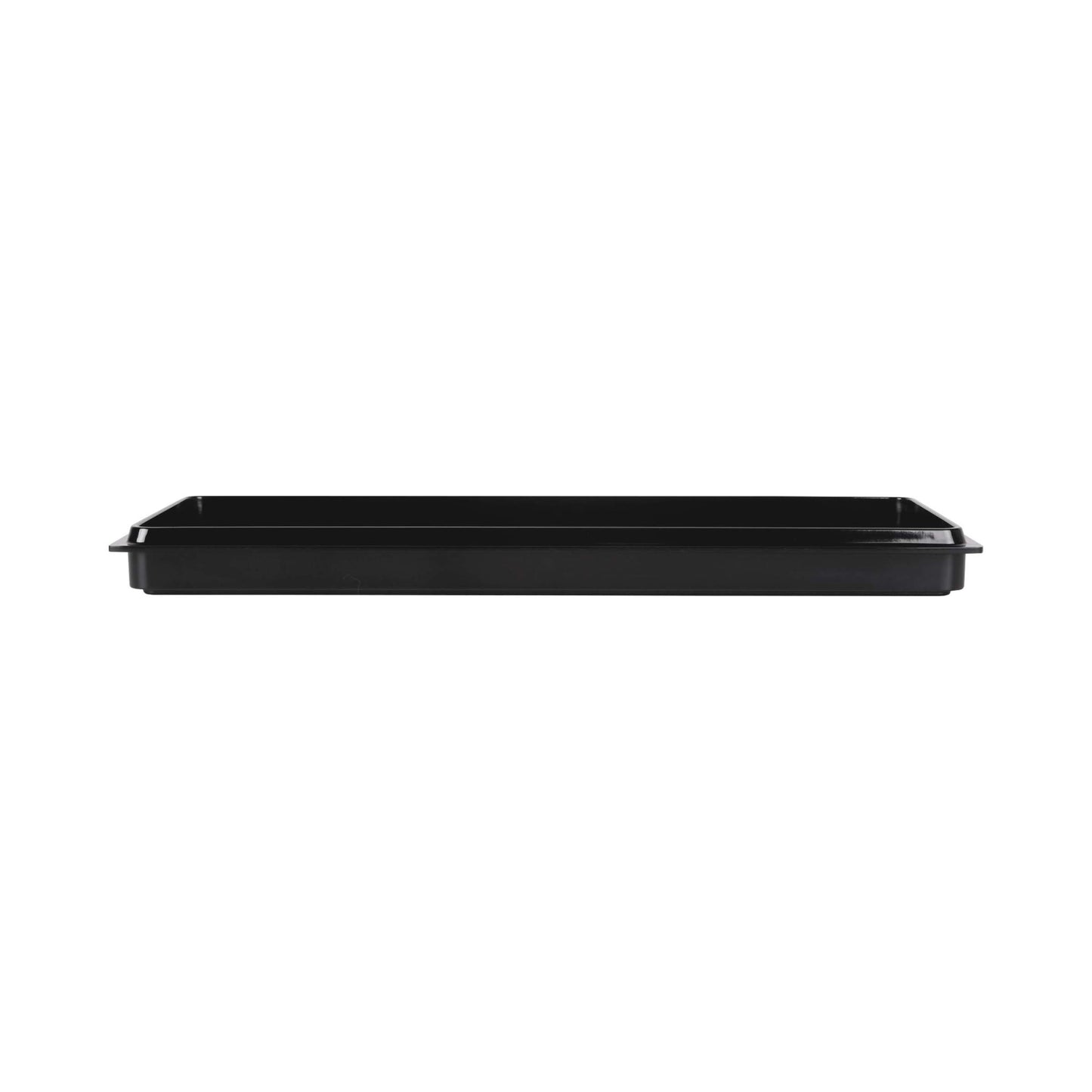 Melamine Rectangular Reversible Bin Lid - Black