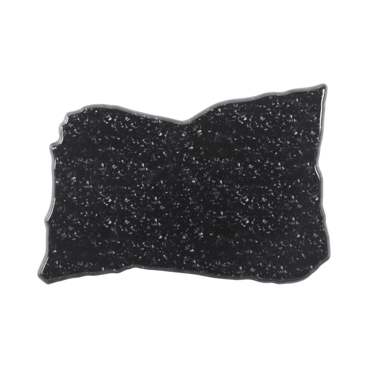 Melamine Irregular Shape Display Stone - Black Granite
