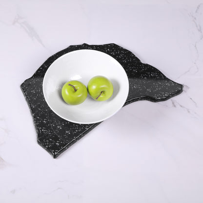 Melamine Irregular Shape Display Stone - Black Granite