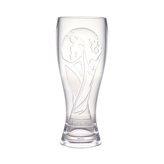 16 oz (18 oz. Rim-Full), 3.33" Pilsner, 7.75" H., 3D World Cup Logo, 24 per case