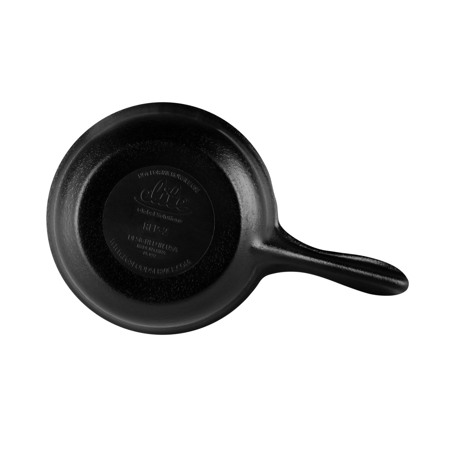 Melamine Ramekin Frying Pan - Black