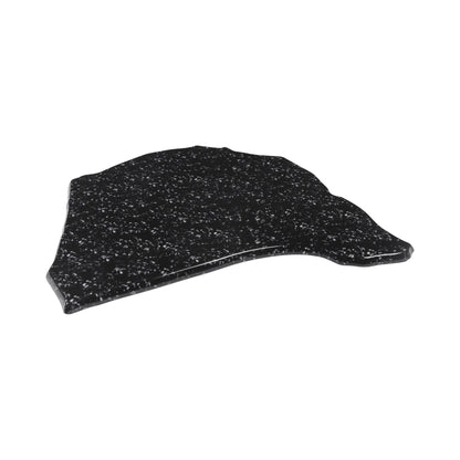 Melamine Irregular Shape Display Stone - Black Granite