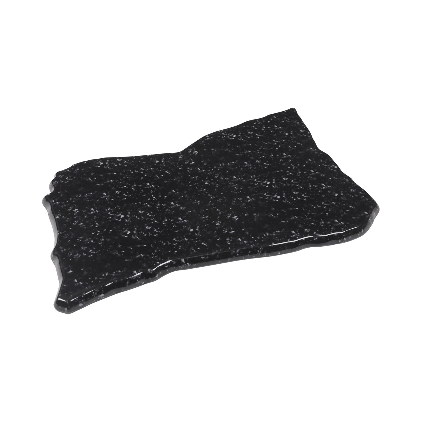Melamine Irregular Shape Display Stone - Black Granite
