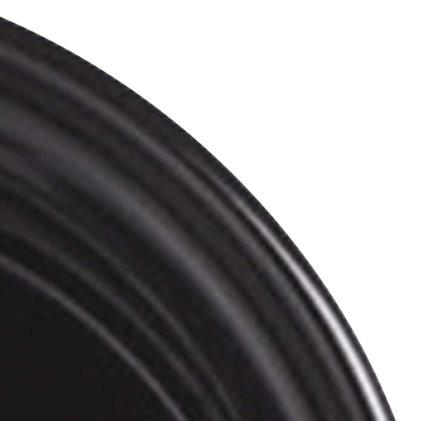 Melamine Ribbed Ramekin - Black