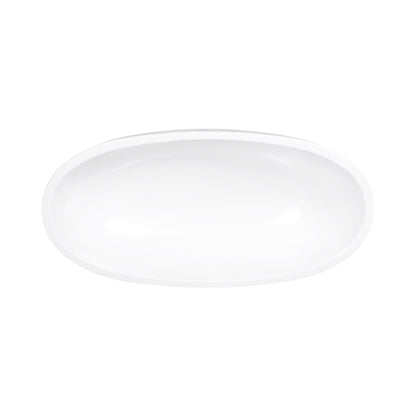 Melamine Long Oval Bowl - White