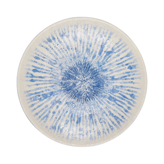 Melamine Round Plate - Catalina Light Blue