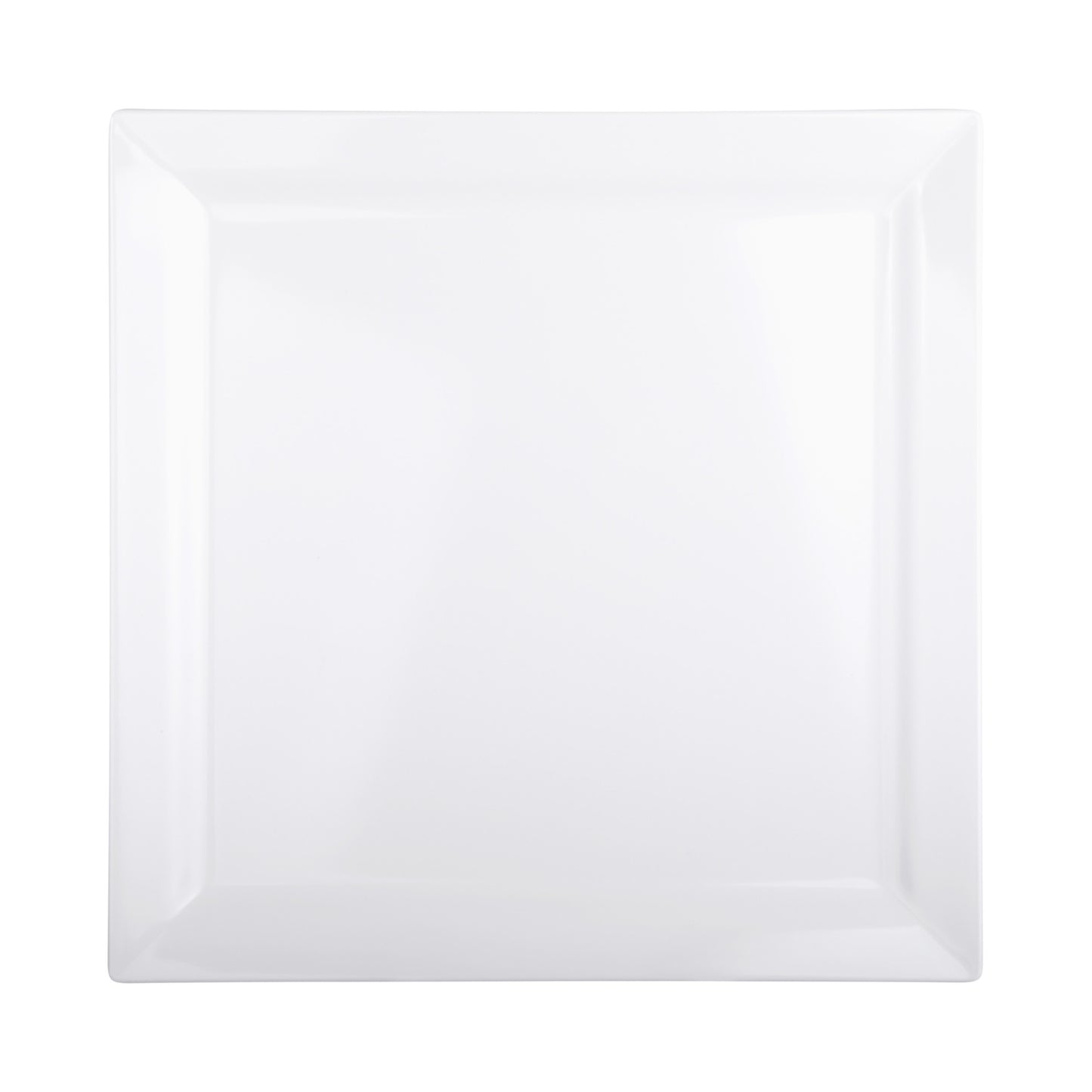 Melamine Square Plate - White