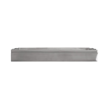 Rubbercoated Steel Stainless Steel Tray - Stainless Steel