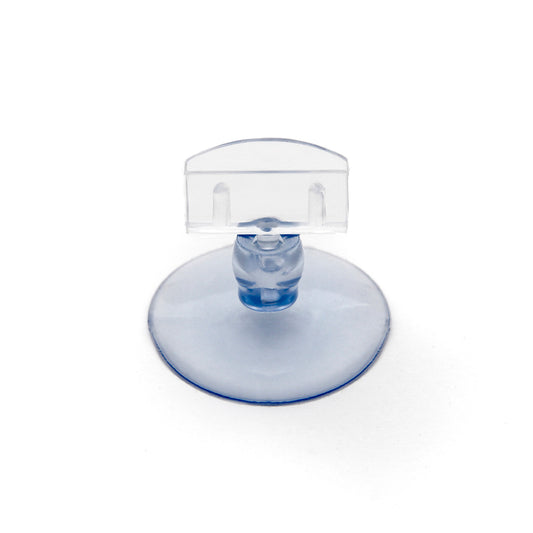 Polycarbonate Suction Cup Sign Holder - Clear Polycarbonate