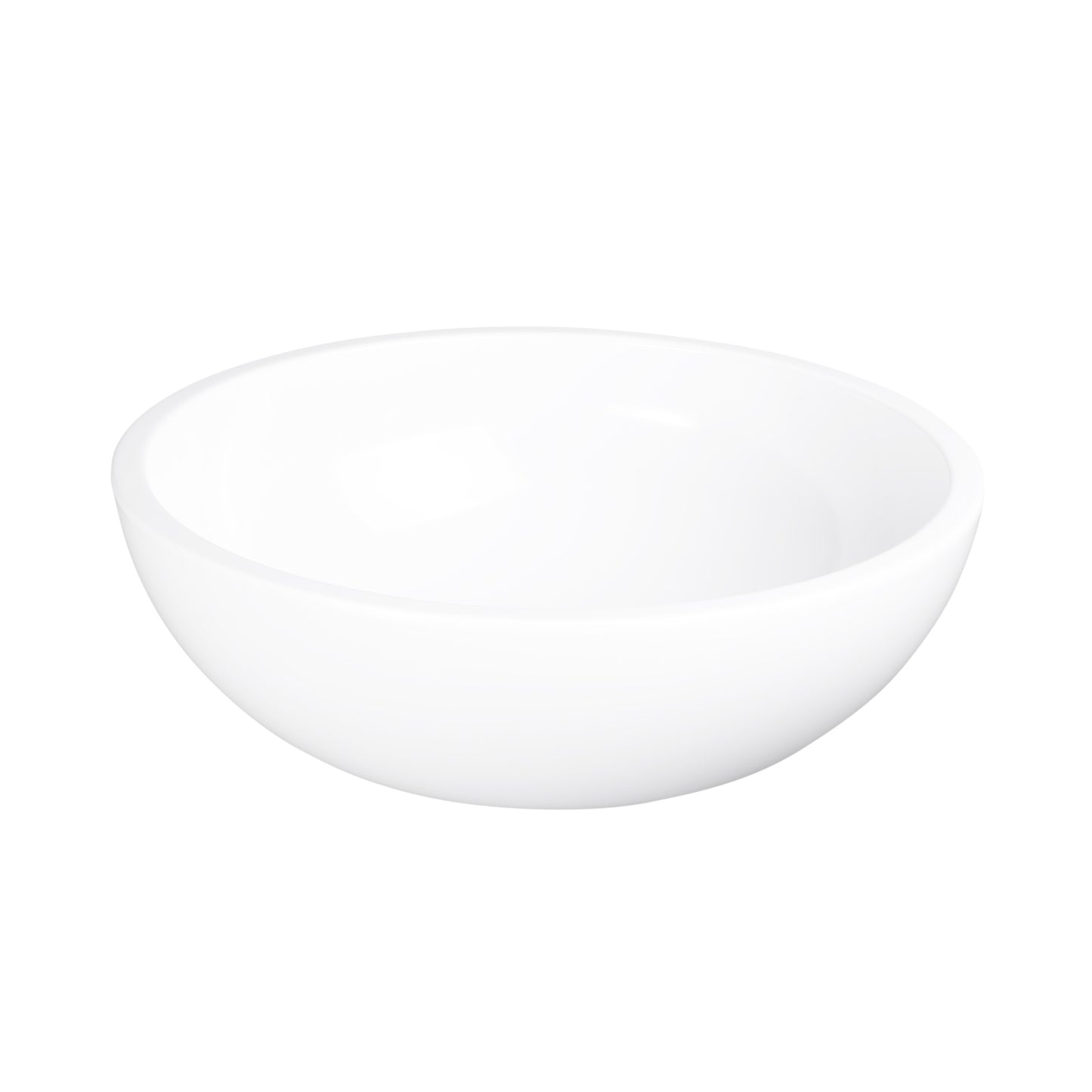 Melamine Round Bowl - White