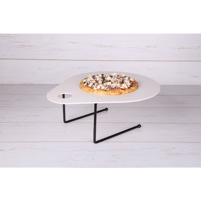 Rubbercoated Steel Rubber Coated Pizza Stand - Black