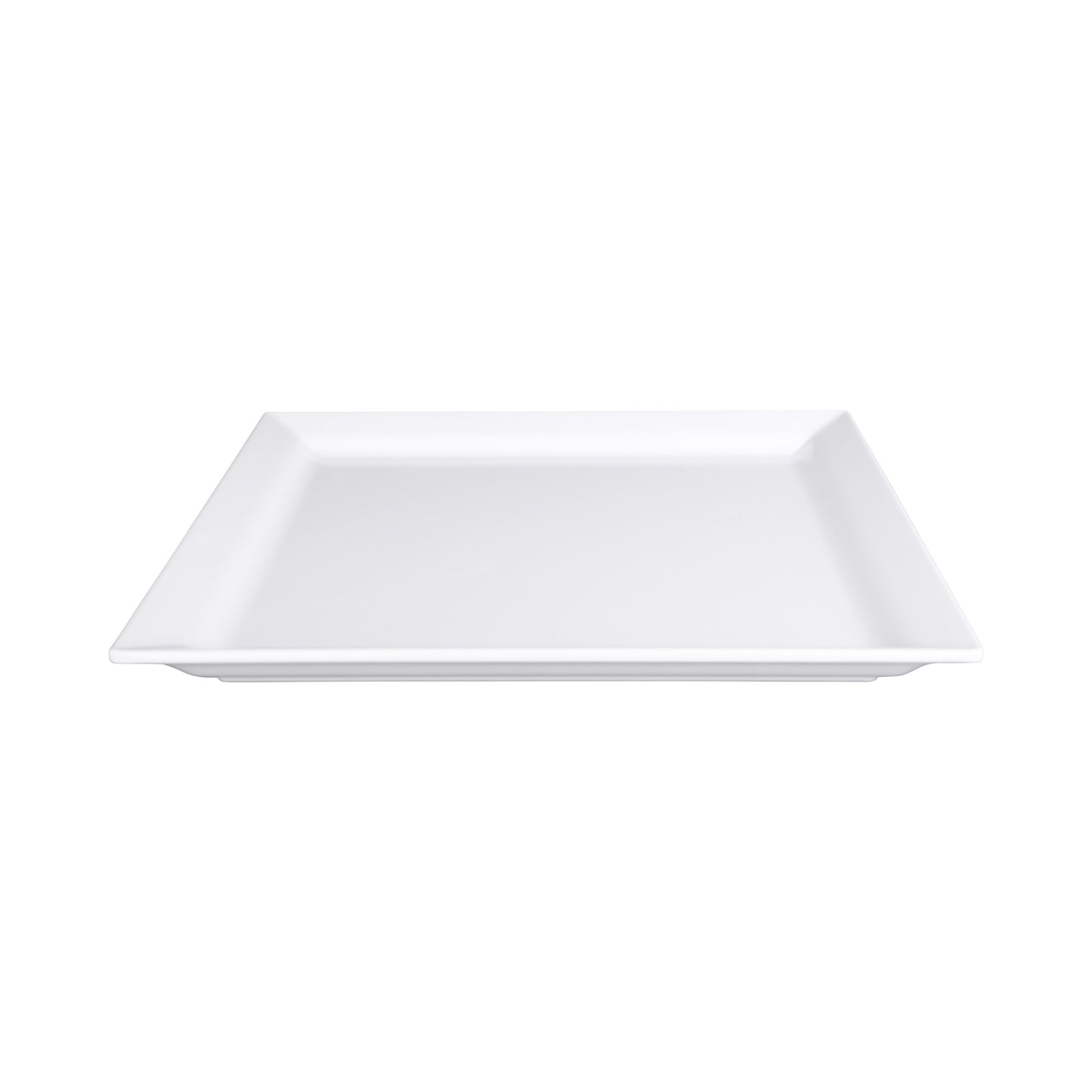 Melamine Square Plate - White