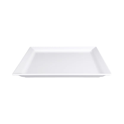 Melamine Square Plate - White