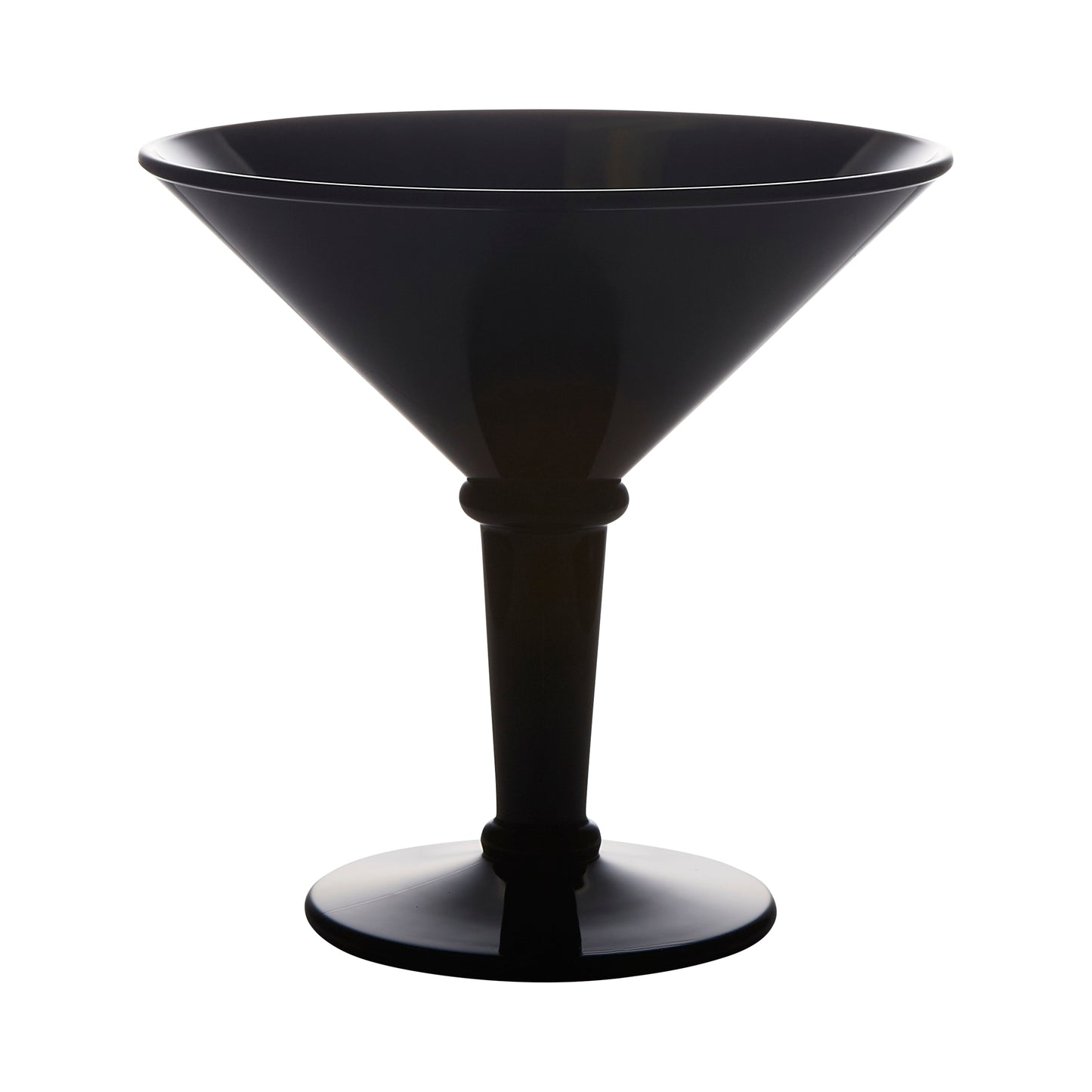 48 oz. SAN, Black, Super Martini