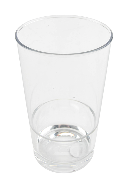 16 oz Stackable Mixing Glass - Titan cup 3.25"L x 3.25"W x 5.44"H, GET- fits Lid PK/BB-LID1-G403 (12 Pack)