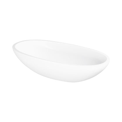 Melamine Long Oval Bowl - White