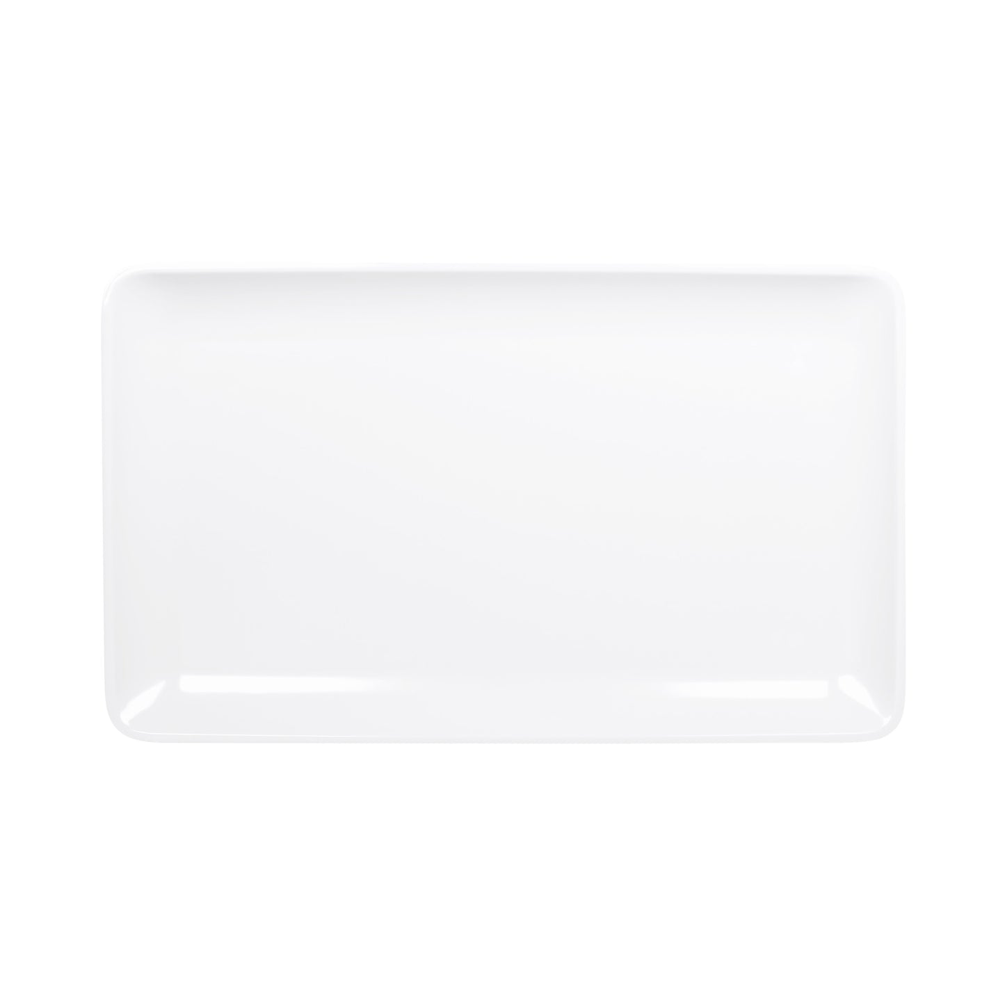 Melamine Rectangular Tray - White