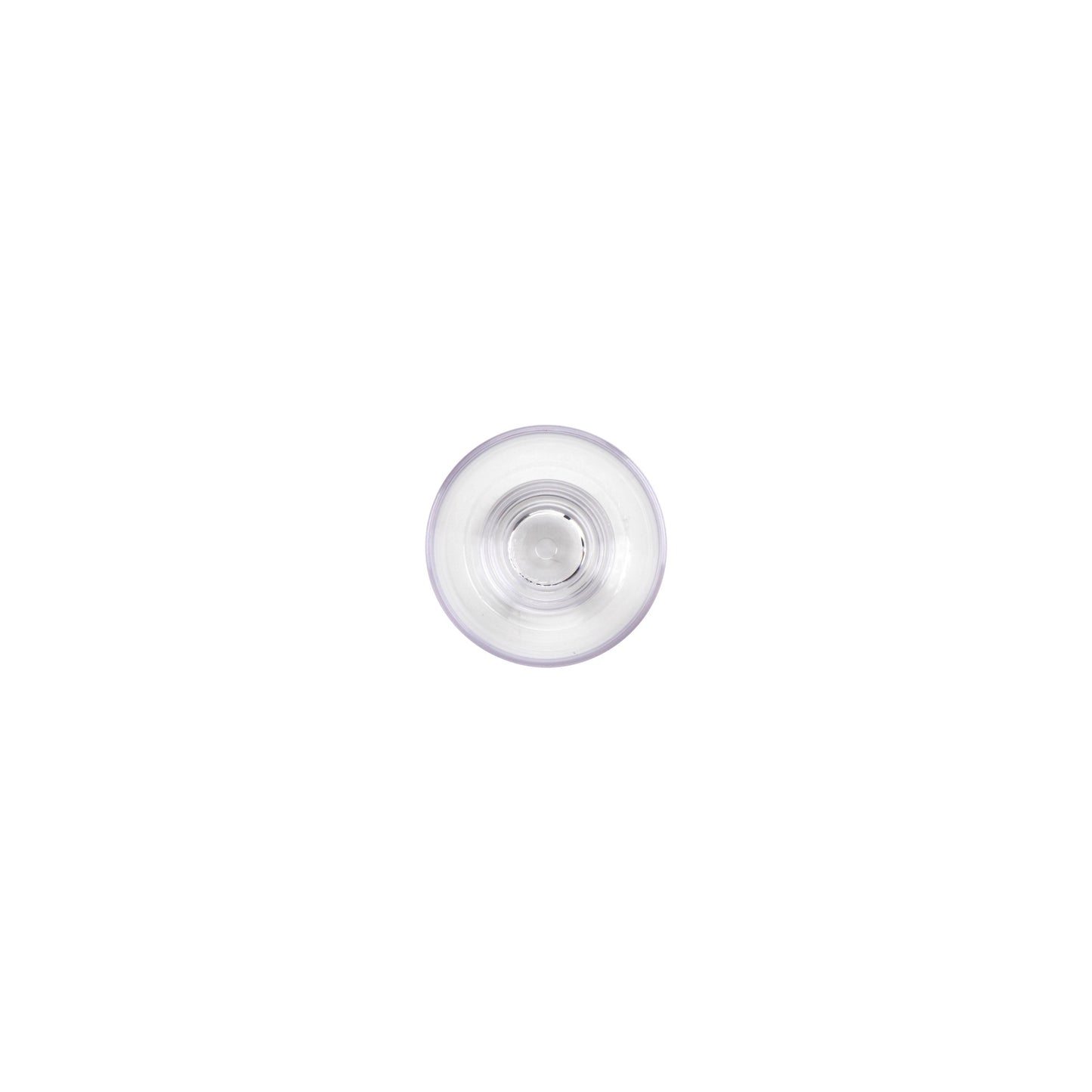 7oz Flared Clear SAN Plastic Glass 3"L x 3"W x 3.78"H. GET. (12 Pack)