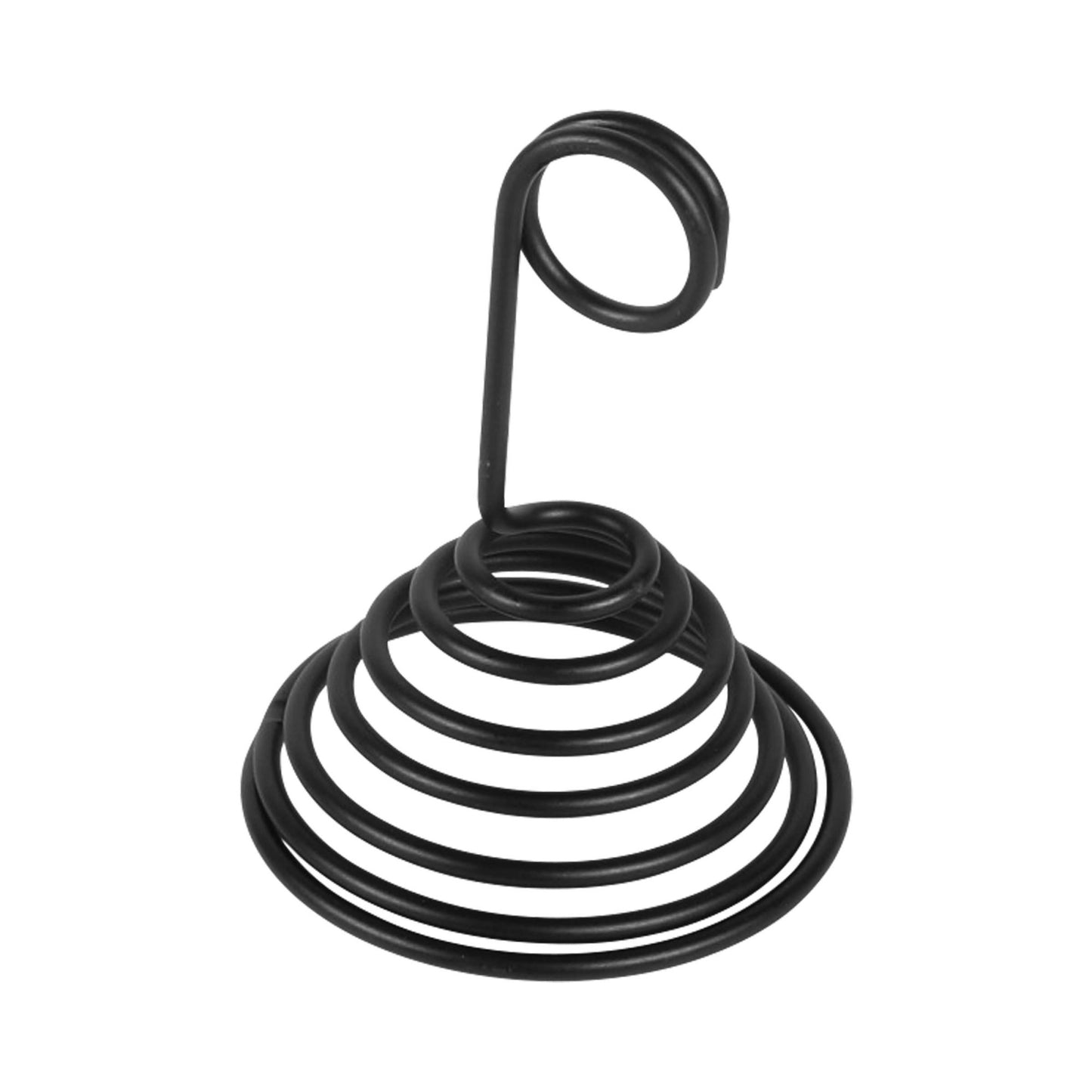Steel Coated Zinc Spiral Sign Holder - Black